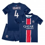 Nogometni Dresovi Paris Saint-Germain Manuel Ugarte 4 Dječji Domaći 2024-25 Kratkih Rukava